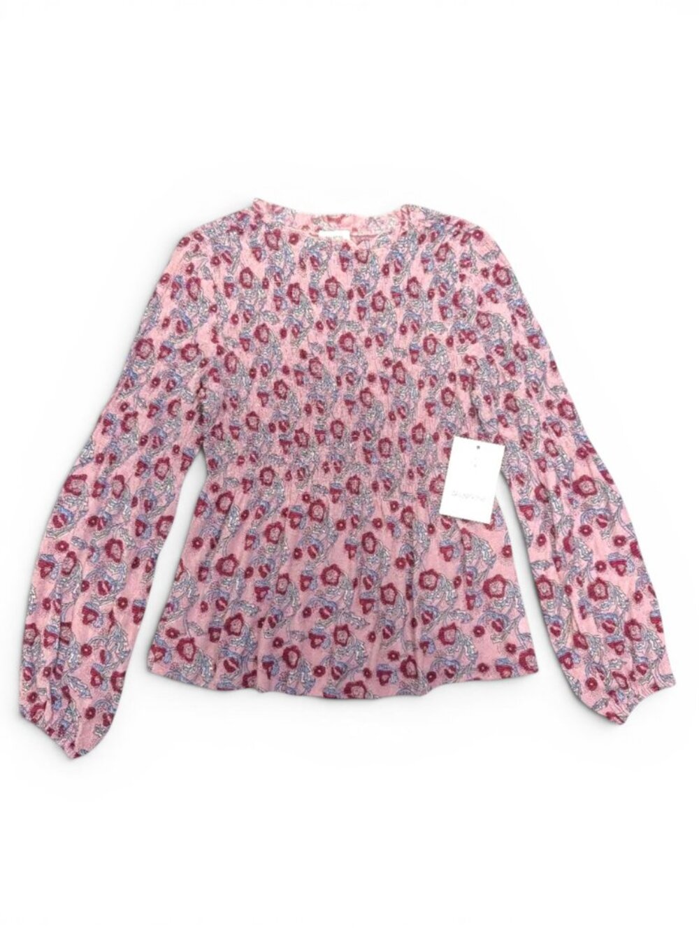 NWT Calligraphie Bohemian Top Mauve Pink Cottagecore Women's Size S